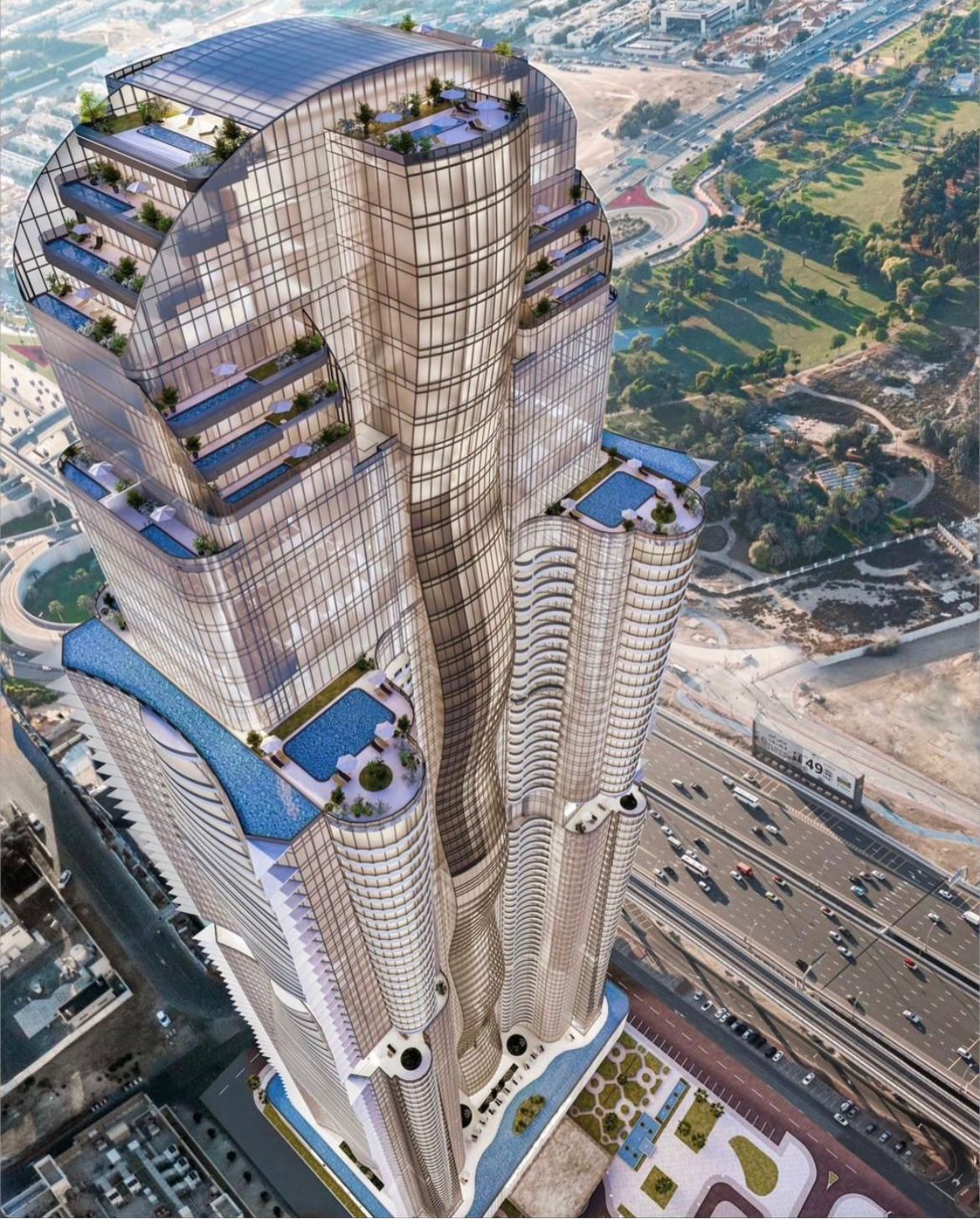 Largest Tower in Sheikh Zayed Road - Habtoor Tower - FreeholDubai