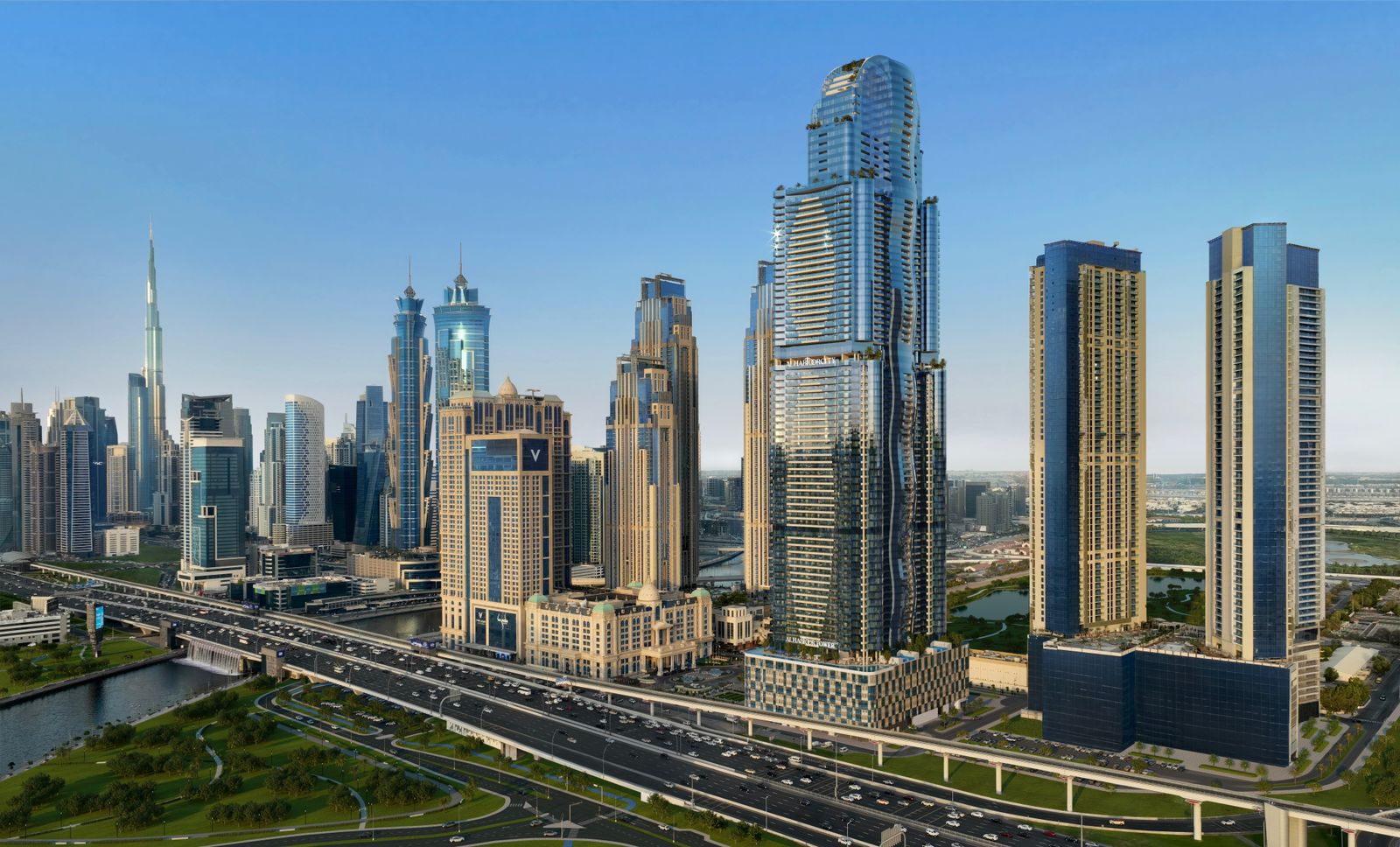 Largest Tower in Sheikh Zayed Road - Habtoor Tower - FreeholDubai